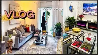 LIVING ROOM + COFFEE  TABLE ||VLOG