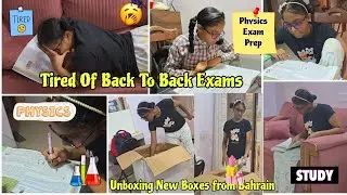 Struggles Of *ICSE 7th Grader* PHYSICS Exam✍️📝Late Night Study📚Till 12.30 AM😫Back To Back Exams📝