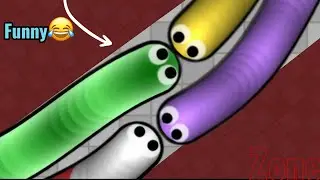 Funny moments in the game Slither.io | Control the server