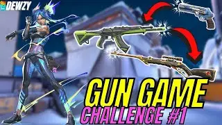 Gun Game Challenge in Valorant || #1