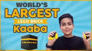 12 Year Old Zak Building The World's Largest Lego Kaaba | Raising $100,000 for Islamic Relief!!