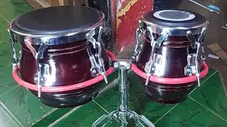 KENDANG RING V5 WARNA COCOA KAYU NANGKA