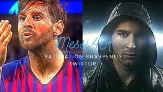Lionel Messi 4K 60FPS Sharpened Saturated CC #football #messi