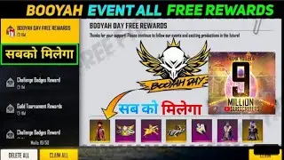 Free Fire Booyah Day Event 2021 | Next Top-up Event | Free Fire New Event | New Evo Gun Upm Coming