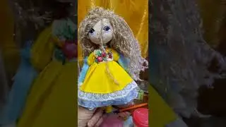Кукла из ткани подарок,чердачная текстильная кукла