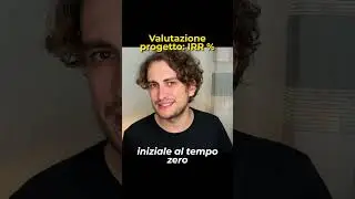 Valutare un investimenti: IRR % #finanza #investimenti