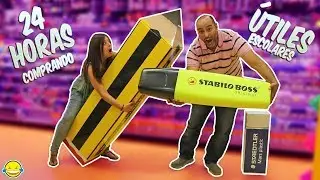 24 HOUR SCHOOL SUPPLIES SHOPPING 2019!! We spent the night at a stationery store selling school s...