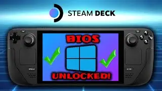 Unlock the Steam Deck BIOS to undervolt and overclock using Windows!