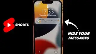 How to hide (incoming) messages on the iPhone 