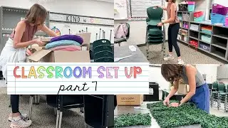 CLASSROOM SET UP 2024 | pt. 7 layout, moving furniture, amazon haul
