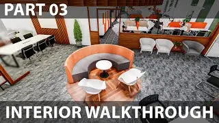 Interior Walkthrough - Office Interior - Part 03 - Lakshan 3D