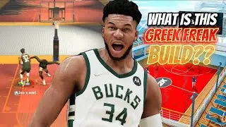 2k22 MY GREEK FREAK BUILD CANT STOP GETTING FREAKY IN THE PAINT!!! POST SCORING TAKEOVER!!!