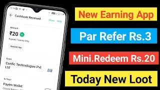 New Earning App Today ||Paytm Earning App 2022 Today || New Earning App ||New Paytm Earning App 2022