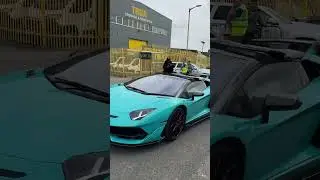 Lamborghini Aventador SVJ with a F1 exhaust leaving a petrolheadonism meet a while back!