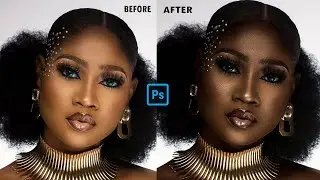 How To Darken Skin In Photoshop | Melanin Skin Tones Photoshop
