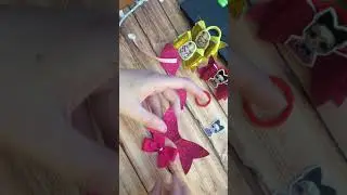 Бантики из кожи