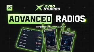 QBcore, ESX, QBox | Advanced Radio | FiveM Script | Customizable - Xyro Studios