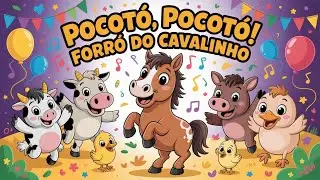 Forrozinho do Cavalinho Pocotó | Música Infantil | Desenho Animado | Pedro Kids