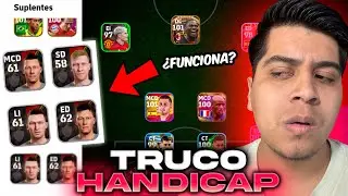 Usamos el TRUCO MÁS RATA para tener HANDICAP 🐀 | EFOOTBALL 2024 Mobile