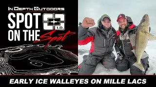Spot On The Spot - Mille Lacs Lake Early Ice Walleyes
