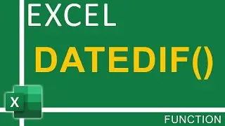 How To Use Excel DateDif Function | Excel Excel Tutorial for Everyone