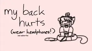 my back hurts