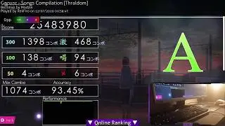osu! | RekFiro | Songs Compilation (Geoxor // Modzin) 8:38 min (5.64*) With handcam
