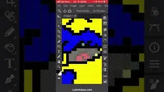 La mejor pagina para crear pixelart desde el móvil. Photoshop sin Photoshop. Crea tu propio pixelart