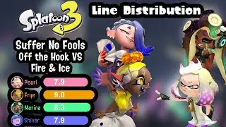 Off the Hook VS Fire & Ice - Suffer No Fools | Line Distribution [Splatoon 3]