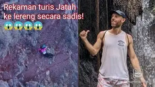 Rekaman Turis Portugal Jatuh Ke jurang Gunung Rinjani secara meng*naskan!