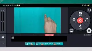 Hand touch green screen made your mobile phone,how to make green screen, green screen Tutorial