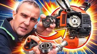 Repairing the starter of a lawn mower (replacing the ratchet)