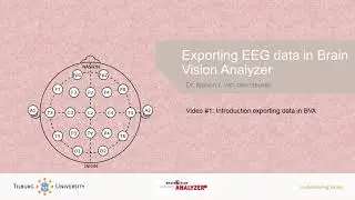 [NEUROSCIENCE INTRO] Exporting EEG data in Brain Vision Analyzer - Part 1