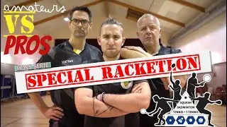 Pongistes amateurs VS Rackathlètes professionnels (épisode spécial racketlon !)