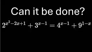 How to Solve a Combined Quadratic and Exponential Equation??