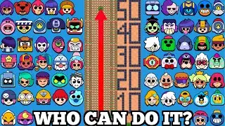 Who Can Make It? All 66 Brawlers Longest Range Challenge