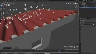 3D Modeling in Blender 2.9 #6 - Particle simulation and mirroring an object.
