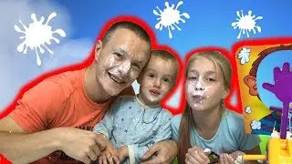 Развлечение для Детей Челлендж Торт в Лицо Веселая Игра для детей /// Lyalkin Life