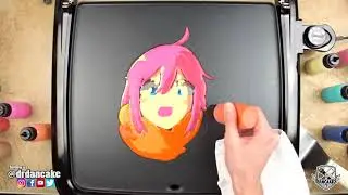 Nadeshiko (Laid-Back Camp) Anime Pancake Art