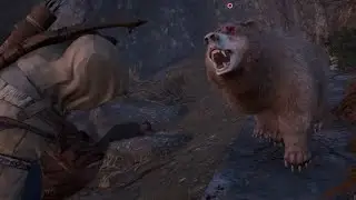 Strange fight against a bear - Assassin's Creed III Remastered | Bugs and Glitches