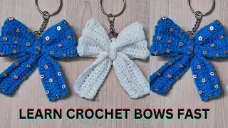 The EASIEST Way to Crochet a Perfect Bow #nityauphaar