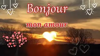 Bonjour mon amour ❤🤍 Je t'aime ❤
