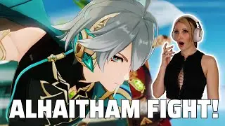ALHAITHAM CAN FIGHT!? OMG!!! | Genshin Impact | Holly Wolf Gaming