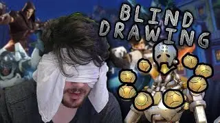 Blind Drawing | Overwatch Characters