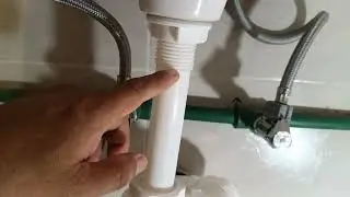 Cómo instalar un cespol para lavabo. Fácil