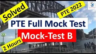 PTE New Exam Format Mock Test | PTE Mock Test B