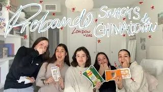 Probando snacks de CHINA TOWN || London vlog  🇬🇧🇬🇧🇬🇧