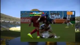 PEPE FIGHT VS THOMAS MULLER - WORLD CUP 2014 - GERMANY VS PORTUGAL