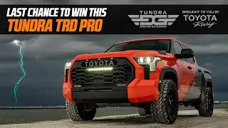 The Tundra Dream Giveaway is Ending! LAST Chance to Get Tickets to WIN!