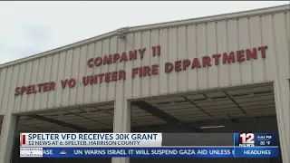 Spelter VFD receives $30K grant